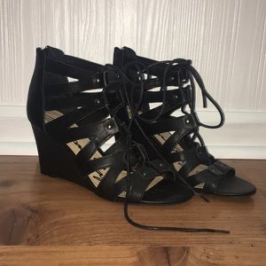 Lace up Wedges